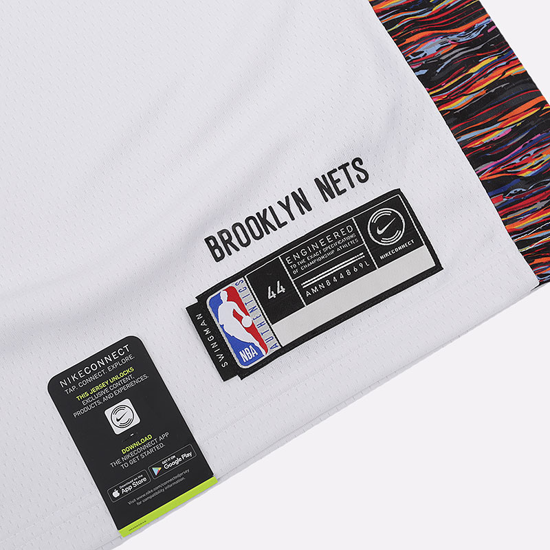 Мужская майка Nike Kyrie Irving Nets City Edition NBA Swingman Jersey (AV4622-102)  - цена, описание, фото 2